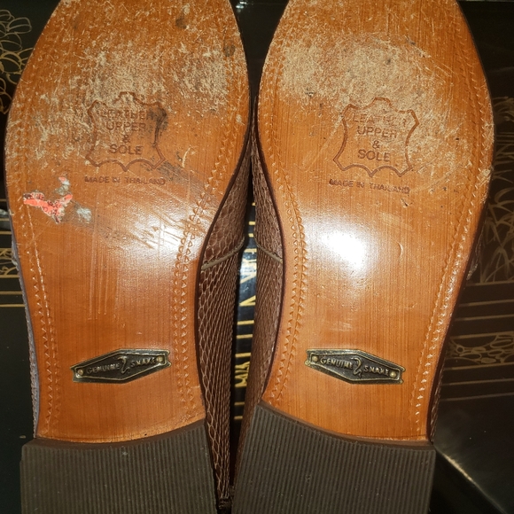 Gino D. Genuine Snakeskin Shoes main image 6